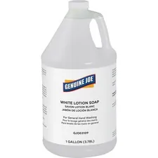 Genuine Joe GJO 03109 — Joe Lotion Soap - 1 gal (3.8 L) - Grease Remover, Grime Remover, Dirt Remover, Ink Remover, Oil Remover, Carbon Remover - Hand, Skin - White - Pleasant Scent - 1 Each