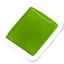 DIXON TICONDEROGA CO. DIX X8012 — Prang Half-Pan Watercolors Refill - 12 / Dozen - Yellow Green