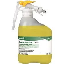 DIVERSEY DVO 94996458 — Diversey Prominence Heavy Duty Floor Cleaner - Concentrate - 169.1 fl oz (5.3 quart) - Fruity, Citrus Scent - 1 Each - Yellow