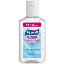 GOJO GOJ 39012C250 — PURELL® Travel Size Advanced Hand Sanitizer - 1 fl oz (29.6 mL) - Flip Top Bottle Dispenser - Kill Germs - Hand - Clear - 250 / Carton