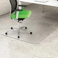 DEFLECTO DEF CM2E112PB — Deflecto Earth Source Hard Floor EconoMat with Lip - Commercial, Carpet, Hard Floor - 48 Length x 36 Width x 0.10 Thickness - Lip Size 10 Length x 19 Width - Clear