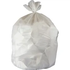 Genuine Joe GJO 02865 — Joe 16-gallon Linear Low-Density Bags - 16 gal - 24 Width x 32 Length x 0.40 mil (10 Micron) Thickness - White - Resin - 500/Carton - Waste Disposal
