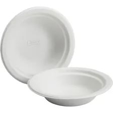 National Industries For the Blind 7350013322111 — SKILCRAFT Round Paper Bowl - - Paper Bowl - Serving - Disposable - Microwave Safe - Natural - 1000 Piece(s) Pieces per Serving(s)/ Carton