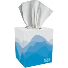 GEORGIA PACIFIC GPC 46200 — Preference Cube Box Facial Tissue by GP Pro - 2 Ply - 7.65 x 8.85 - White - Soft, Absorbent - 100 Per Box - 1 Box