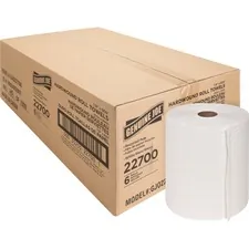 Genuine Joe GJO 22700 - Joe Hardwound Roll Paper Towels - 7.90 x 800 ft - White - Ab