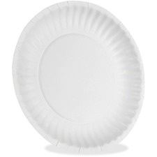 GEORGIA PACIFIC DXE 709902WNP9 - Dixie Uncoated Paper Plates by GP Pro - - Paper Plate - Whit