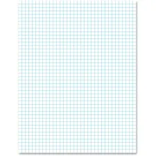 AMPAD TOP 22000 — Ampad 2 - Sided Quadrille Pads - Letter - 50 Sheets - Front Ruling Surface - 20 lb Basis Weight - 8 1/2 x 11 - White Paper - 50 / Pad