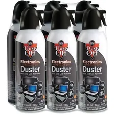 FALCON FAL DPSXL6 — Falcon Dust-Off Compressed Gas Duster - Ozone-safe, Moisture-free - 6 / Pack - Black