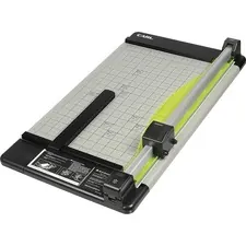 Carl Manufacturing USA CUI 12238 — CARL Heavy-Duty Metal Base 18 Paper Trimmer - 1 x Blade(s) - Cuts 36Sheet - 18 Cutting Length - Straight, Perforated Cutting - Metal Base, Acrylonitrile Butadiene Styrene (ABS), Acrylic - Gray