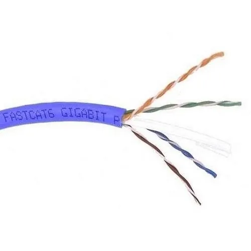 Belkin A7L704-500-BLU — CAT6 SOLID BULK CABLE 4PR;24AWG; 500 BLUE