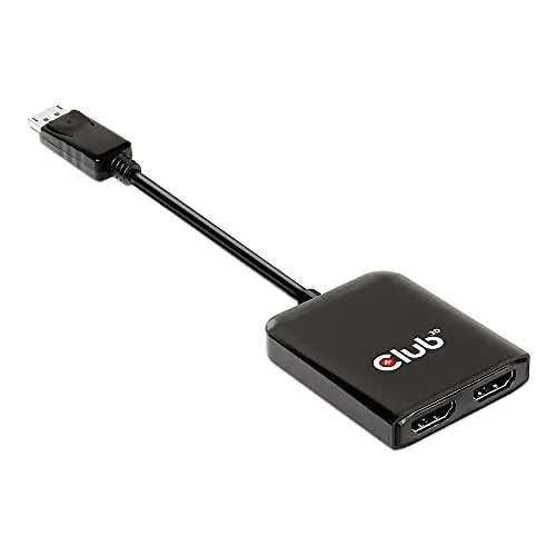 CLUB 3D CSV-7200H — CLUB 3D CSV-7200H MULTI STREAM TRANSPORT (MST) HUB DISPLAYPORT1.4 TO DUAL HDMI 4