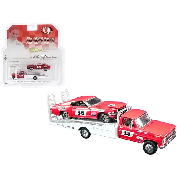 Greenlight 51269 — Ford F-350 Ramp Truck & 1969 Mustang #38 Diecast Set