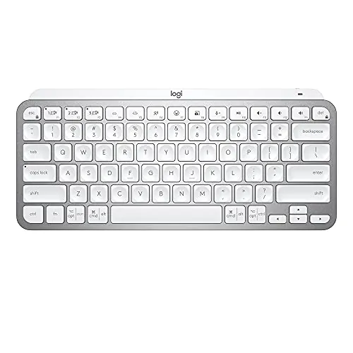 Logitech 920-010473 — MX KEYS MINI MINIMALIST WIRELESS ILLUMINATED KEYBOARD - PALE GREY - US