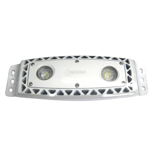 Lunasea Lighting LLB-472W-21-10 — Lunasea High Intensity Outdoor Dimmable LED Spreader Light - White - 1,100 Lumens