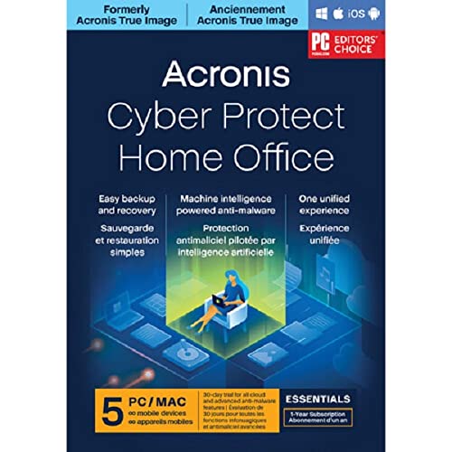 ACRONIS HOGAA1USS - ESSENTIAL - 5 PCMAC - BOX