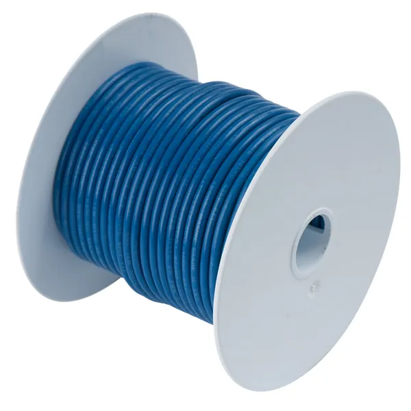 Ancor 100110 — Ancor Dark Blue 18 AWG Tinned Copper Wire - 100'