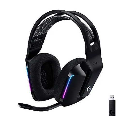 Logitech 981-000863 — Logitech G733 Wireless RGB Gaming Headset - Black