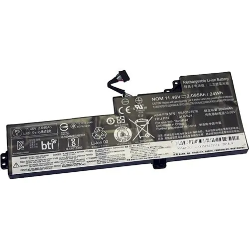 BATTERY TECHNOLOGY 01AV421-BTI — REPLACEMENT INTERNAL NOTEBOOK BATTERY FOR LENOVO LENOVO THINKPAD T470, T480, A4