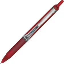 Pilot PIL 26069 — Pilot Precise V7 RT Fine Premium Retractable Rolling Ball Pens - Fine Pen Point - 0.7 mm Pen Point Size - Refillable - Retractable - Red Water Based Ink - Red Barrel - 12 / Dozen