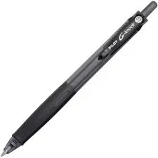 Pilot PIL 31506 — Pilot BeGreen G-Knock Retractable Gel Ink Pens - Fine Pen Point - 0.7 mm Pen Point Size - Refillable - Retractable - Black Gel-based Ink - Black Barrel - 12 / Dozen