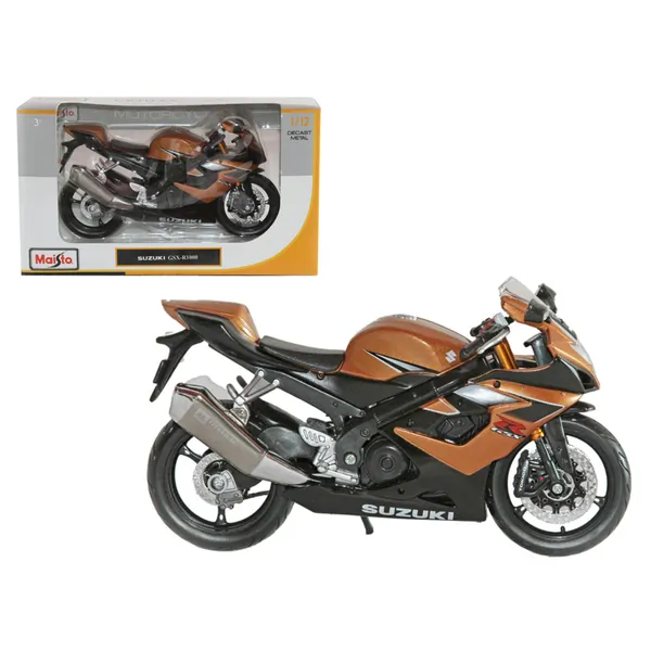 Maisto 31106brz — Suzuki GSX-R1000 Bronze Diecast Motorcycle Model 1:12 Scale