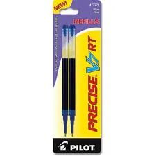 Pilot PIL 77279 — Pilot Precise V5 RT Premium Rolling Ball Pen Refills - 0.70 mm, Fine Point - Blue Ink - 2 / Pack