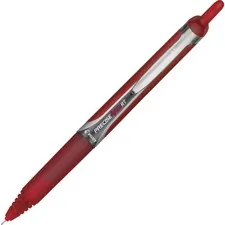 Pilot PIL 26064 — Pilot Precise V5 RT Extra-Fine Premium Retractable Rolling Ball Pens - Extra Fine Pen Point - 0.5 mm Pen Point Size - Needle Pen Point Style - Refillable - Retractable - Red Water Based Ink - Red Barrel - 12 / Dozen