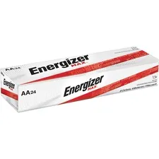 Energizer EVE E91 — Energizer MAX Alkaline AA Batteries, 1 Pack - For Multipurpose - AA - 1.5 V DC - Alkaline - 144 / Carton