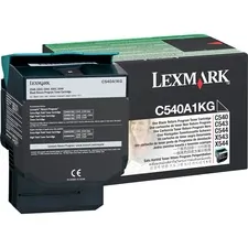 Lexmark C540A1KG — (LEXMARK C540A1KG) C540A1KG BLACK RETURN PROGRAM TONER,1,000 STANDARD YIELD COLO