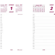 Dominion Blueline Inc RED C2R - Brownline Jumbo Calendar Pad Refill - Daily - 1 Year - Janua