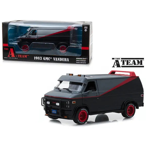 Greenlight 84072 — 1/24 1983 GMC Vandura Van Diecast Model - The A-Team