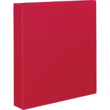 Avery Dennison AVE 27202 — Avery® Durable View Binder - 1 1/2 Binder Capacity - Letter - 8 1/2 x 11 Sheet Size - 375 Sheet Capacity - 3 x Slant Ring Fastener(s) - 2 Internal Pocket(s) - Polypropylene - Red - Recycled - Pocket, Durable, Long Lasting, Tear Resistant, Split Resistant, Sturdy - 12 Each