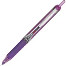 Pilot PIL 26066 — Pilot Precise V5 RT Extra-Fine Premium Retractable Rolling Ball Pens - Extra Fine Pen Point - 0.5 mm Pen Point Size - Needle Pen Point Style - Refillable - Retractable - Purple Water Based Ink - Purple Barrel - 12 / Dozen