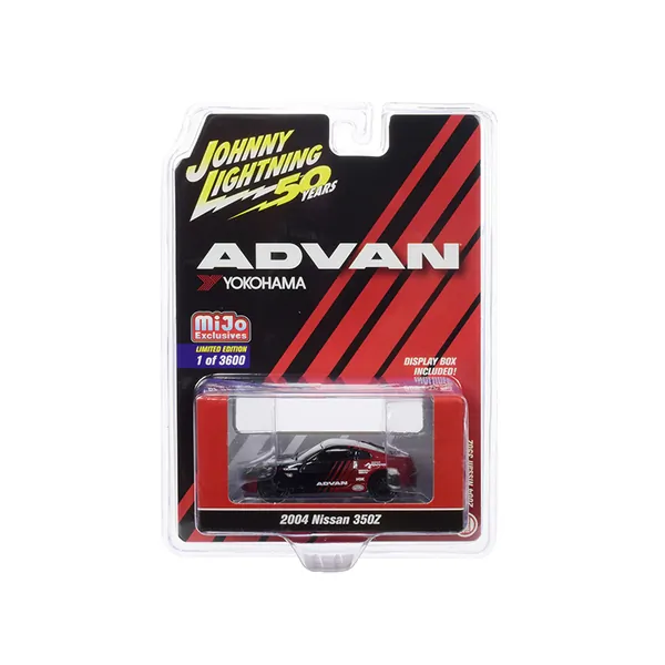 Johnny Lightning JLCP7241 — 2004 Nissan 350Z ADVAN Yokohama 1/64 Diecast Model Car