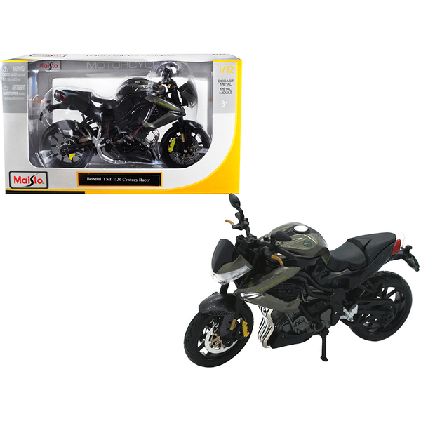 Maisto 31179gry - Benelli TNT 1130 Century Racer Gray 112 Diecast Motorcycle M