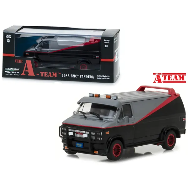 Greenlight 86515 — 1983 GMC Vandura A-Team Diecast Model Car 1:43 Scale