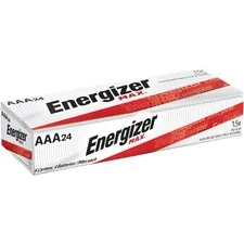 Energizer EVE E92 — Energizer MAX Alkaline AAA Batteries, 1 Pack - For Multipurpose - AAA - 1.5 V DC - Alkaline - 144 / Carton