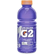 PEPSICO QKR 20406 — Gatorade Low-Calorie Gatorade Sports Drink - Grape Flavor - 20 fl oz (591 mL) - Bottle - 24 / Carton