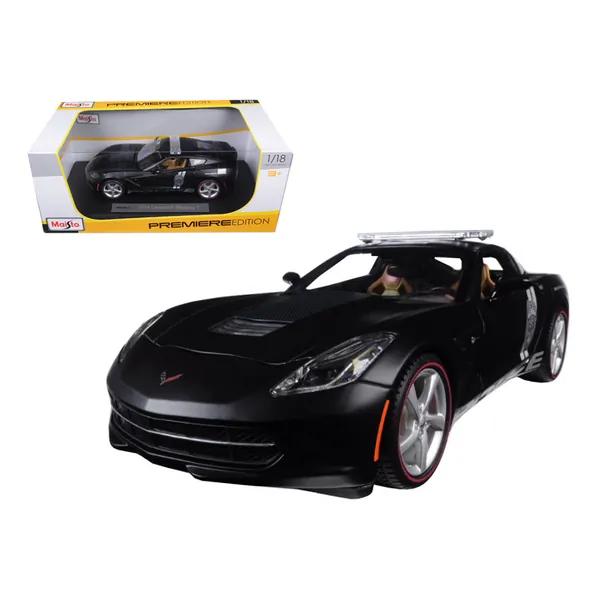 Maisto 36212PO — 1:18 Diecast 2014 Chevrolet Corvette C7 Stingray Police Car