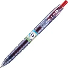 Pilot PIL 31602 — Pilot BeGreen B2P Fine Point Gel Pens - Fine Pen Point - 0.7 mm Pen Point Size - Refillable - Retractable - Red Gel-based Ink - Plastic Barrel - 12 / Box