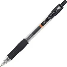 Pilot PIL 31103 — Pilot G2 Retractable XFine Gel Ink Rollerball Pens - Extra Fine Pen Point - 0.5 mm Pen Point Size - Refillable - Retractable - Black Gel-based Ink - 12 / Dozen