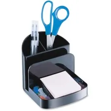 Officemate OIC 26022 — OIC Recycled Deluxe Desk Organizer - 5 Compartment(s) - 5 Height x 5.4 Width x 6.8 Depth - Desktop - 30% Recycled - Plastic - 1 Each