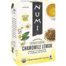 NUMI NUM 10150 — Numi Chamomile Lemon Organic Tea - Herbal Tea - Chamomile Lemon - 18 Teabag - 18 / Box