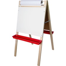 Flipside Products Inc FLP 17325 - Flipside Adjustable Paper Roll Easel - WhiteGreen Surface - 