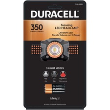 Duracell DUR 7180DH350 - Duracell Focusing Beam LED Headlamp - AAA - Black