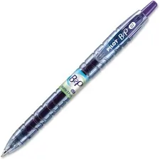 Pilot PIL 31622 — Pilot Bottle to Pen (B2P) B2P BeGreen Fine Point Gel Pens - Fine Pen Point - Refillable - Retractable - Purple Gel-based Ink - 12 / Dozen