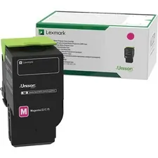 Lexmark 80C0HMG — Lexmark 80C0HMG High Yield Toner Cartridge for CX410, CX510 Printer - 3000 Pages Yield - Magenta