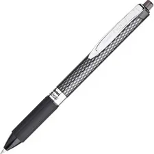 Pentel PEN K497A — Pentel OH! Medium Point Gel Pens - Medium Pen Point - 0.7 mm Pen Point Size - Black Gel-based Ink - Carbon Fiber Barrel - 12 / Dozen