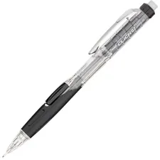 Pentel PEN PD277TA — Pentel .7mm Twist-Erase Click Mechanical Pencil - #2 Lead - 0.7 mm Lead Diameter - Refillable - Smoke Lead - Black, Transparent Barrel - 1 / Each