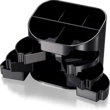 Officemate OIC 22822 — OIC Double Supply Desktop Organizer - 11 Compartment(s) - 4.5 Height x 5 Width x 3.8 Depth - Desktop - Non-skid Base - Plastic - 1 Each